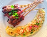 Foto langkah ke 4 dari resep Omelette telur khas Bali.