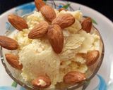 A picture of step 1 of Almond Malai Icecream.