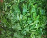 A picture of step 1 of Spinach quick and easy stir fry.
