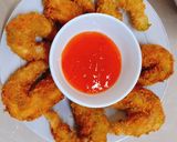Hình bước làm 3 của món Tôm chiên xù chay