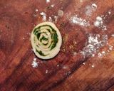 A picture of step 7 of Methi Chakri.