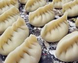 小白菜豬肉蒸餃(餃皮燙麵法）的食譜步驟6照片