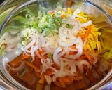 A picture of step 1 of Crispy Veggie and Shrimp Okoy (Fritter).