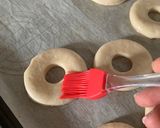 A picture of step 4 of Choco marble Donuts.