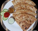 A picture of step 10 of Aloo ka Paratha.