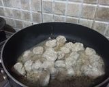A picture of step 6 of Afghani malai chaap.