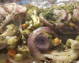 Foto del paso 6 de la receta: Verduras y pollo al vapor en caja china casera