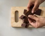 รูปขั้นตอนการทำที่ 1 ของ ทาร์ตช็อคโกแลตกานาซ Chocolate Ganache Tarts with Sea salt