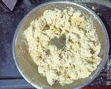 A picture of step 3 of Aloo Bhujiya (Aloo Sev).