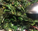 A picture of step 1 of Pudina thogayal recipe | mint thogayal.