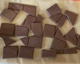 A picture of step 2 of Hippie chocolate bark.
