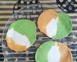 A picture of step 4 of Tiranga puri.