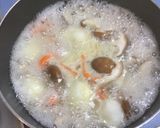 A picture of step 5 of Japanese Taro-Potato with Chicken and Miso.