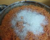 A picture of step 3 of Gajar ka halwa.