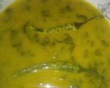 A picture of step 6 of Palak mong daal.