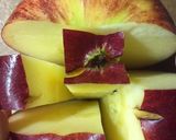Hình bước làm 1 của món Món ăn vặt tốt cho sức khoẻ: trái cây cắt thanh dài và miếng nhỏ