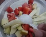 A picture of step 4 of Olive Oil Salad.