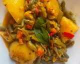 A picture of step 1 of Vegetables for anytime.