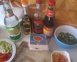 Foto del paso 2 de la receta: Arroz chaufa y wantan de camarones en salsa de tamarindo