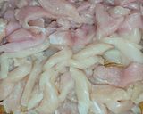 A picture of step 1 of Chicken Fajita Filling.