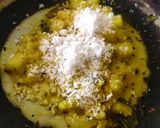 A picture of step 3 of Ash gourd Thoran.