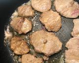 A picture of step 3 of Pork tenderloin steak and Marsala.