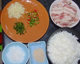 รูปขั้นตอนการทำที่ 1 ของ หมูสามชั้นผัดพริกเกลือ-ข้าวหมูสามชั้นผัดพริกเกลือ