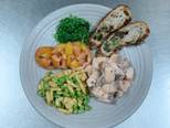 “Buffet” salad, cá hồi tái [Eat clean - Lose weight] bước làm 5 hình