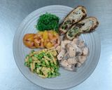 Hình bước làm 5 của món “Buffet” salad, cá hồi tái [Eat clean - Lose weight]