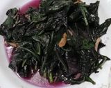 黑麻油薑片炒紅鳳菜的食譜步驟2照片