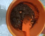 Foto langkah ke 3 dari resep Eggless Pumpkin Brownies #glutenfree.