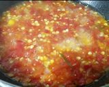 A picture of step 9 of Tomato soup with noodles and chicken ♥️.