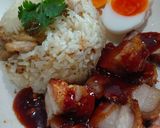 รูปขั้นตอนการทำที่ 8 ของ ข้าวหมูแดงหมูกรอบ