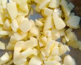 A picture of step 2 of Eggs and vegetable fried rice.