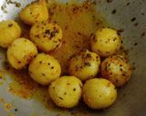A picture of step 8 of Suji balls.