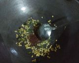 A picture of step 3 of Veg upama..