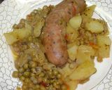 Foto del paso 8 de la receta: Chorizos a la sidra con papas y arvejas
