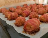 Baconba tekert fasírt golyó recept fázis 5 fotója
