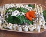 Foto del paso 2 de la receta: Ensalada de espinacas con palmitos y espárragos