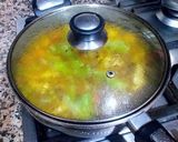 Foto del paso 9 de la receta: Pollo a la jardinera con tronchos de brócoli, en salsa de curry
