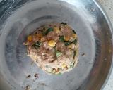 A picture of step 3 of Soya keema mix veg tikki.