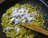 A picture of step 7 of Chavli kai palya /Cluster beans and chana dal dry curry:.