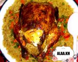 صورة لخطوة 4 من وصفة دجاج محشي بتتبيلتي المميزة 😋😍