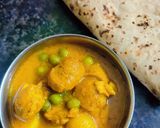 सोया चंक्स मटर आलू की सब्जी रेसिपी चरण 5 फोटो