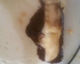 Une image de l'étape 2 de Pain de mie roulé au nutella,fraises,banane.
