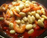 Foto del paso 3 de la receta Gnocchi con langostinos y tomates cherry