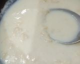 A picture of step 3 of Farfalle creamy pasta.