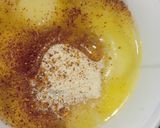 A picture of step 3 of Noodles with potatoes and egg.