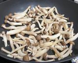 A picture of step 6 of Braised Mushrooms and Tofu.