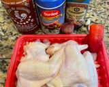 A picture of step 1 of Sweet and Sour Chicken.